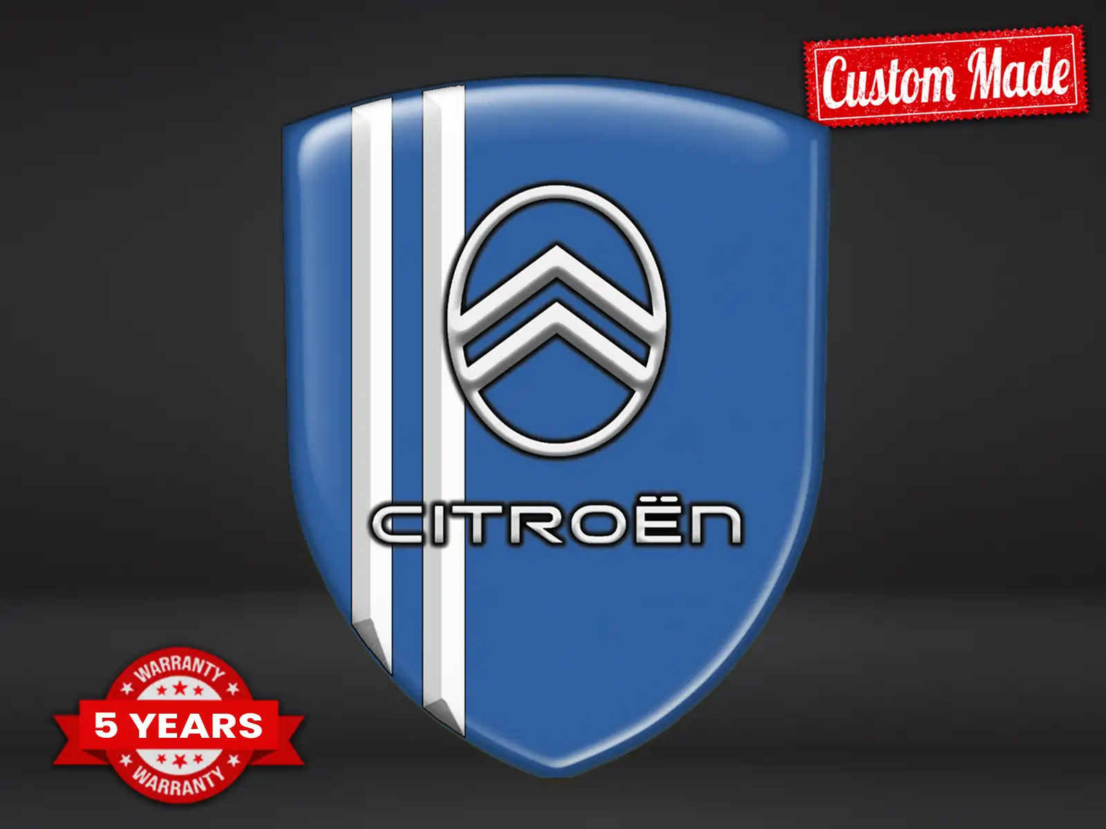 Citroen Décalcos Auto Solides Compétition Luxe Simple